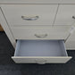 7 drawers beige dresser