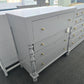 Antique gray 4 drawers chest