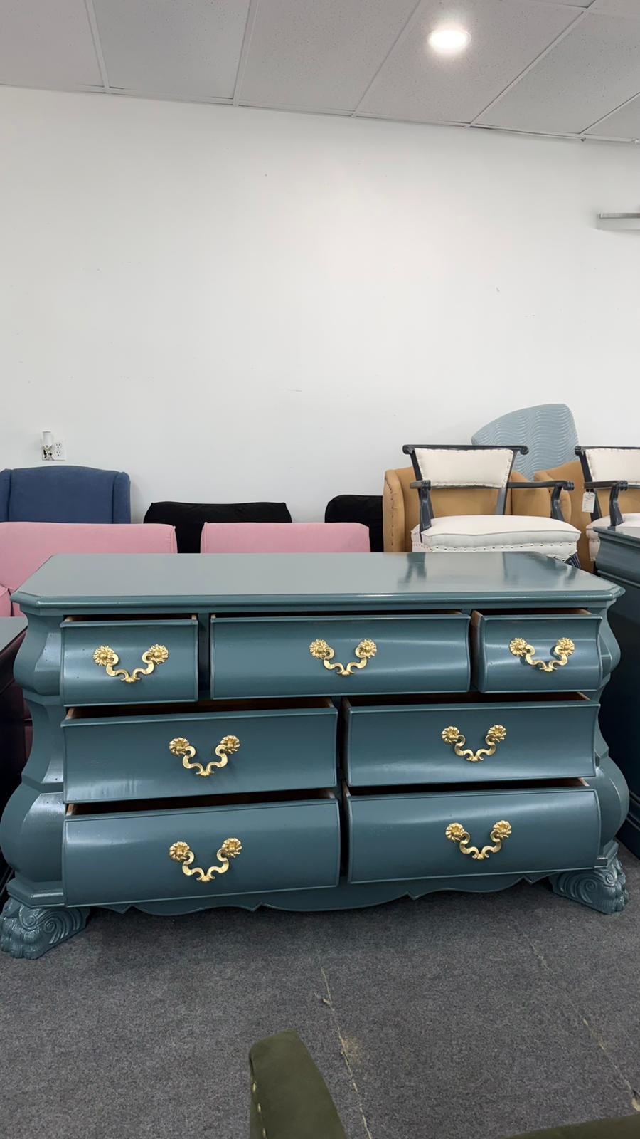 Century dark night lacquered bombay dresser