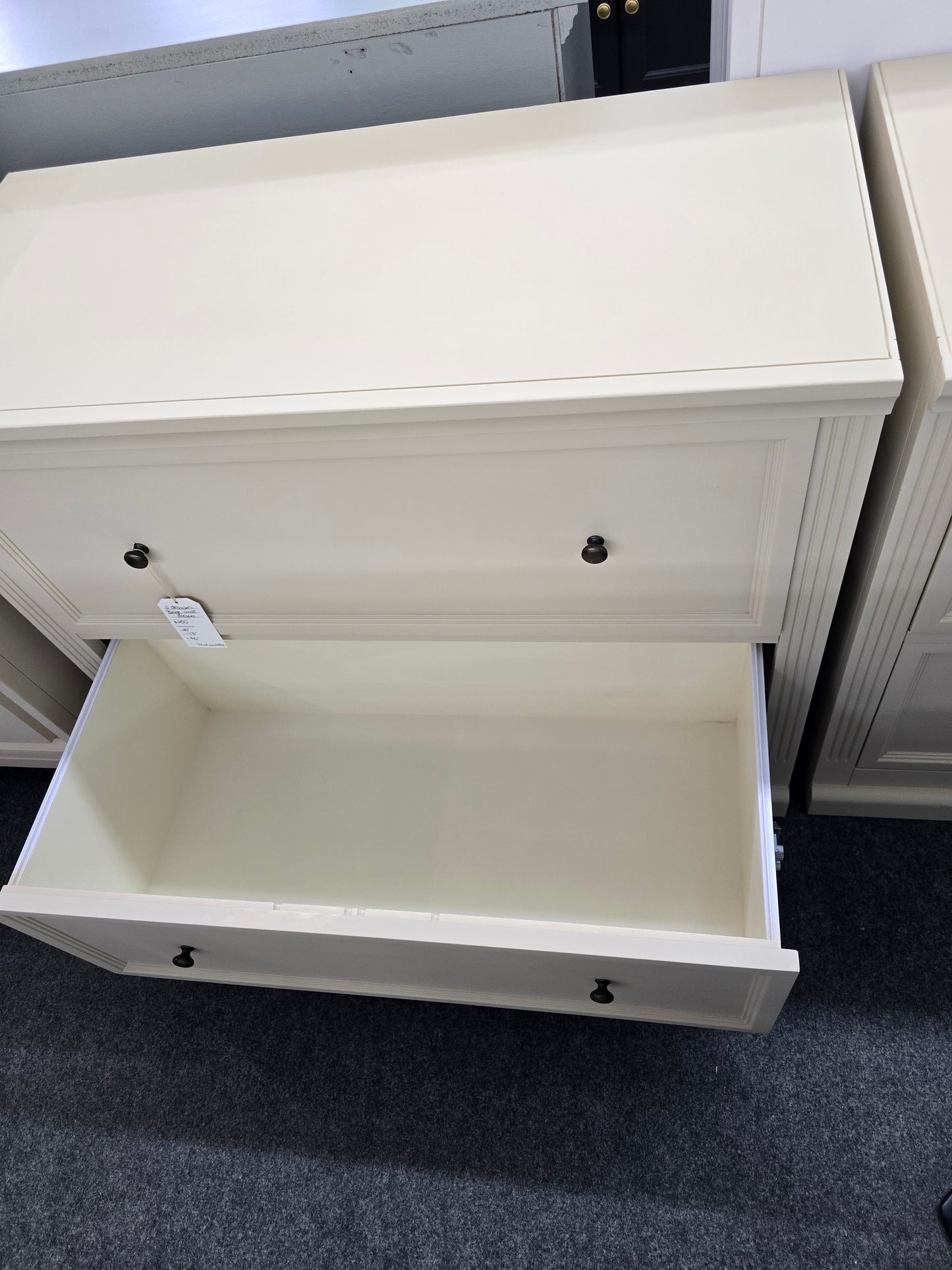 Modern beige small dresser