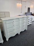 Alabaster 8 drawers solid wood dresser