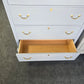 Broyhill tall gray chest