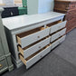 6 drawers gray dresser