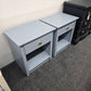 BRAMAN blue set of 2 nightstands