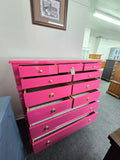 Bernhardt pink lacquered chest