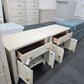 Cream pair of nightstands