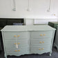 Dixie french provincial grewn dresser