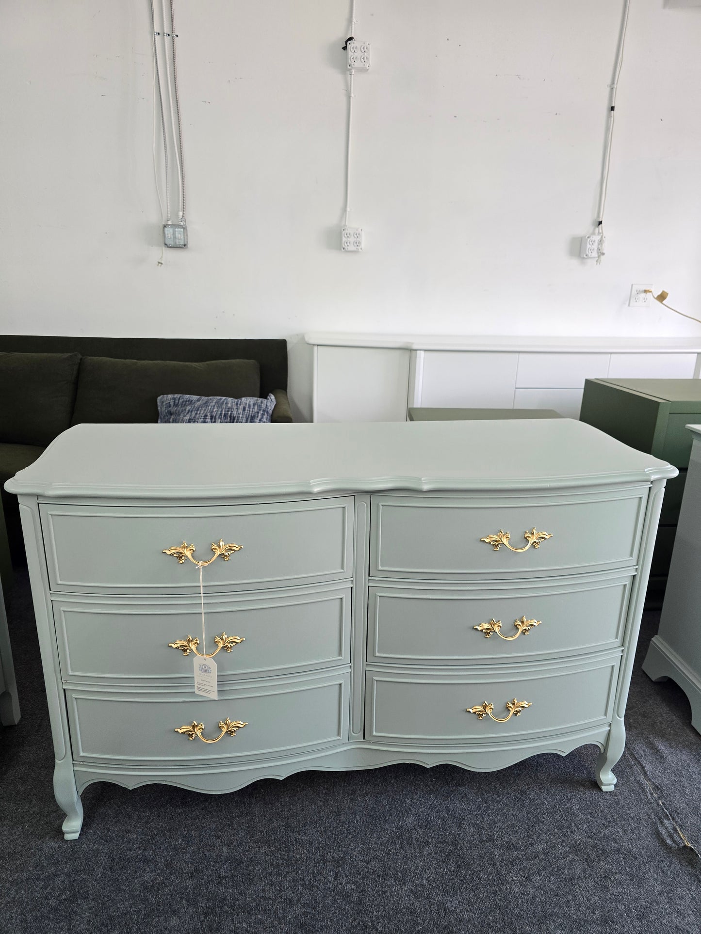 Dixie french provincial grewn dresser