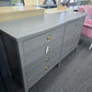 8 drawers gray dresser