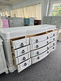 Gorgeous Pulaski white dresser