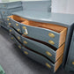 Bassett dark green lacquered dresser