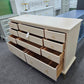 Solid wood beige 11 drawers dresser