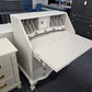 Antique beige secretary chest