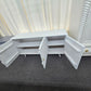 Rustic white lacquered cabinet