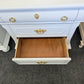 Solid wood cute 2 white nightstands