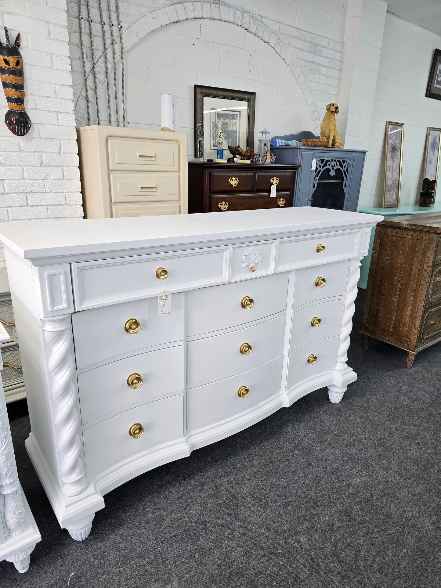 Tommy Bahama white 12 drawers dresser