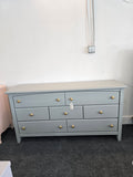 Gray 7 drawers dresser