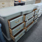Stanley green gray 9 drawers dresser
