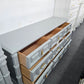 Bassett gray vintage dresser