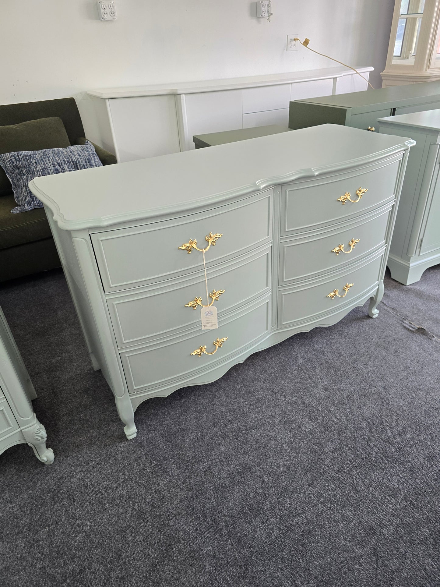 Dixie french provincial grewn dresser
