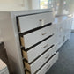 Gray lacquer chest