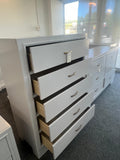 Gray lacquer chest