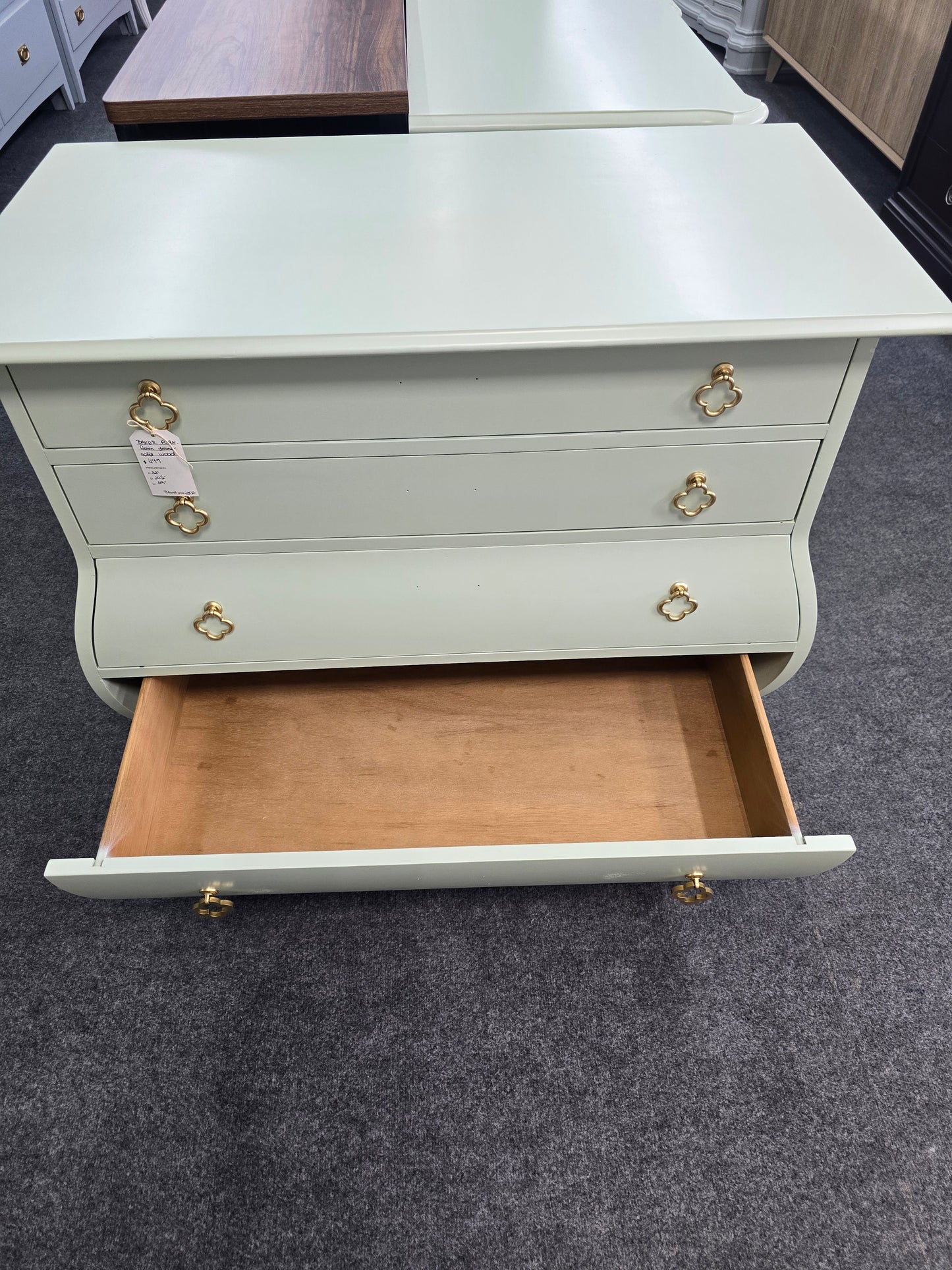 Baker furniture green cute dresser