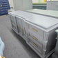 Vintage gray National Mt Airy dresser