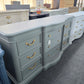 Stanley green gray 9 drawers dresser