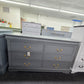 6 drawers green gray classic dresser