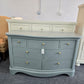 7 drawers green gray dresser
