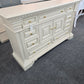 Gorgeous beige 9 drawers 2 doors dresser