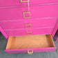Hot pink gorgeous Michael Weiss tall chest