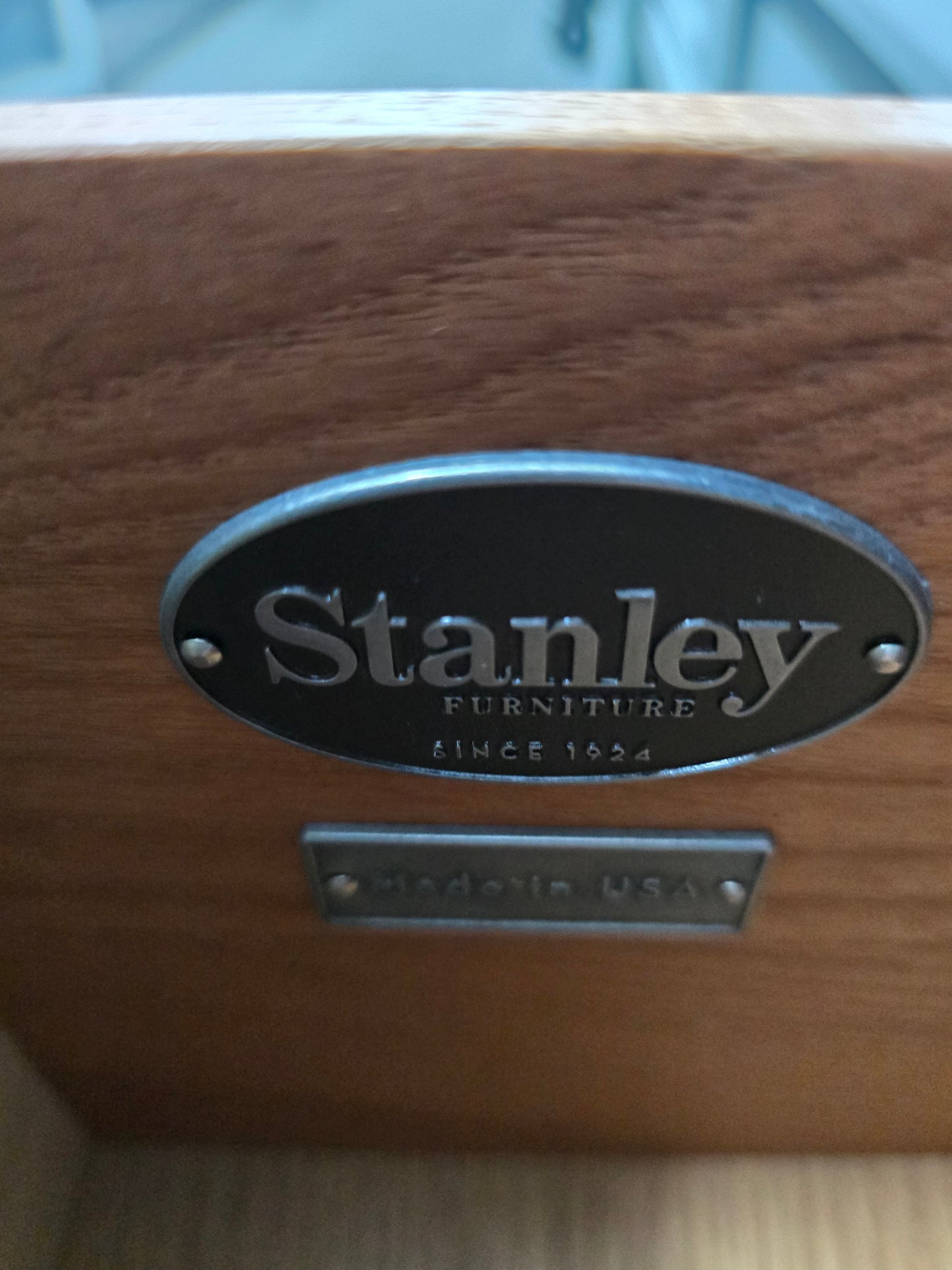 Stanley green tv stand