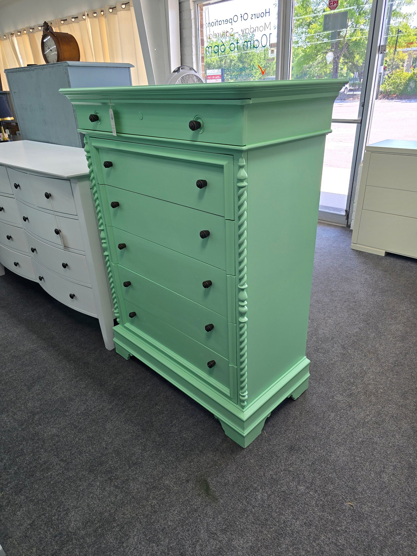 Lexington green chest