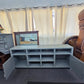Green gray  long tv stand