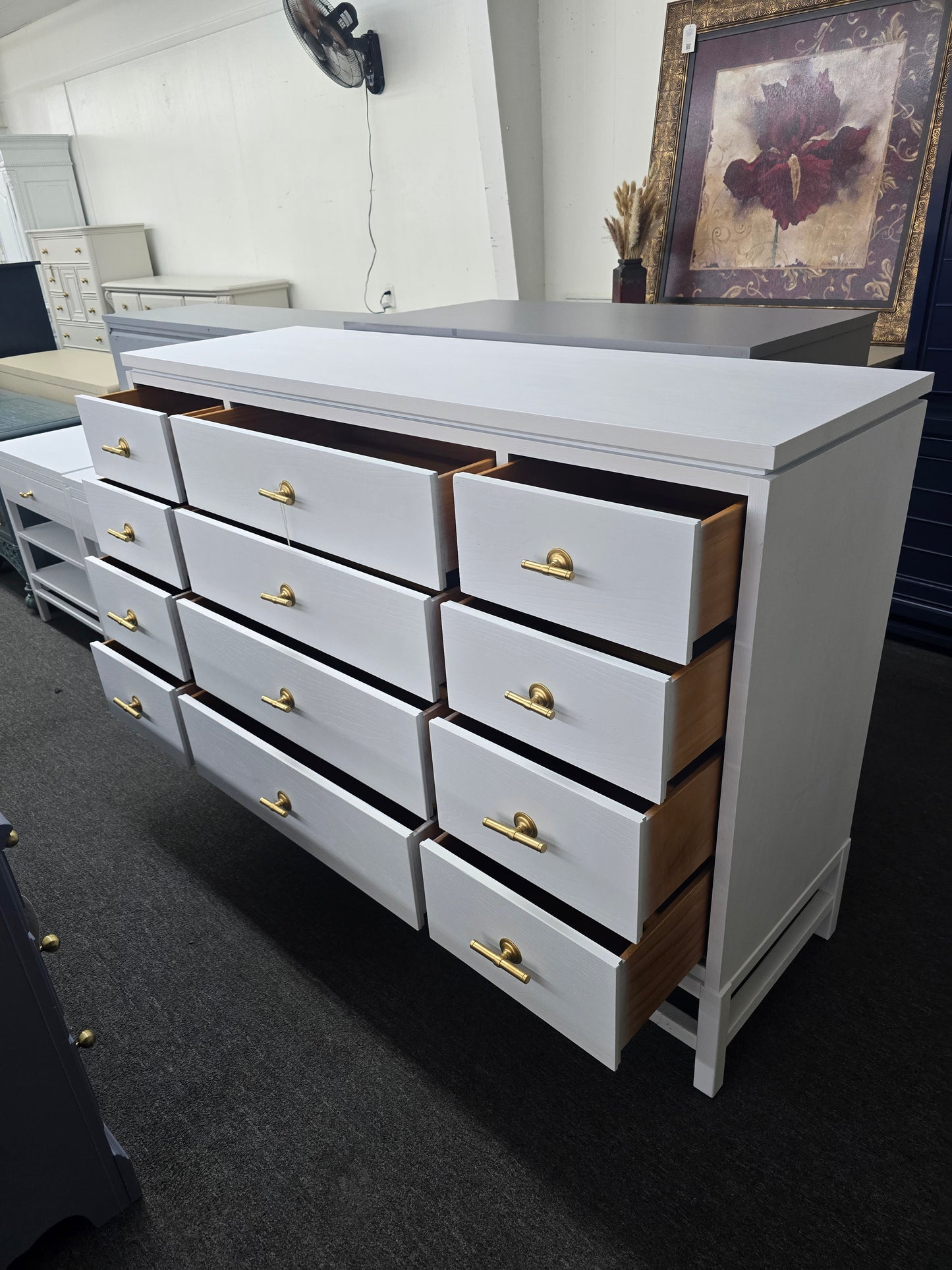 Stanley solid wood big dresser