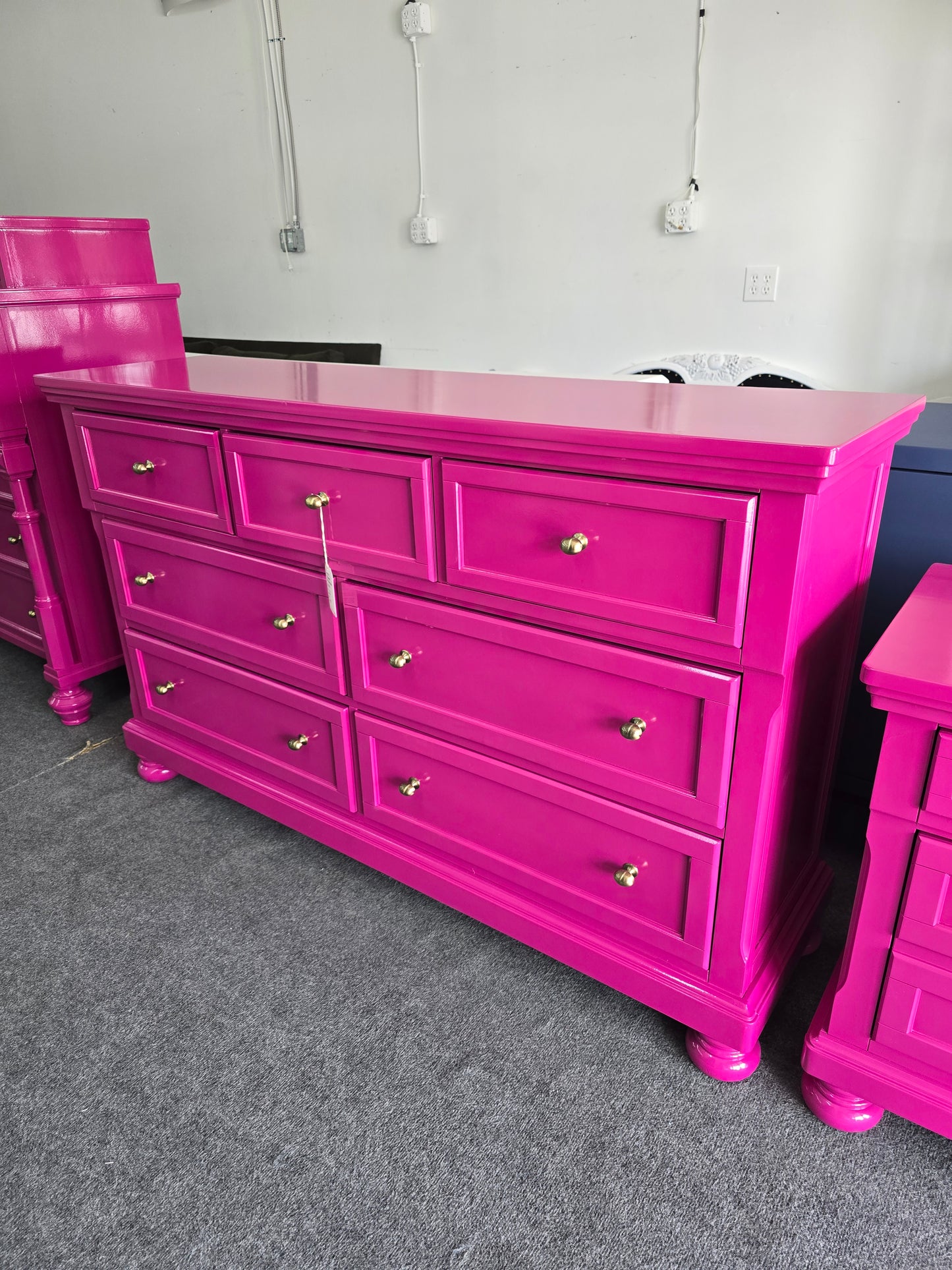 Pink lacquered gorgeous dresser