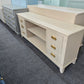 Beige tv stand