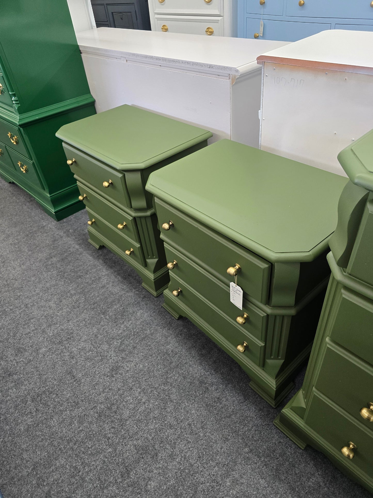 Secret Garden pair of nightstands