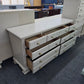Vintage beige 7 drawers dresser