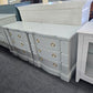 Big gray pair of nightstands
