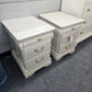 Creamy pair of nightstands/ file cabinets