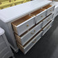 Havertys light gray dresser