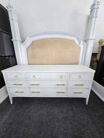 MCM white Distressed broyhill premier dresser