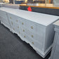 Kathy Ireland vintage white dresser