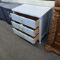 3 drawers small blue dresser