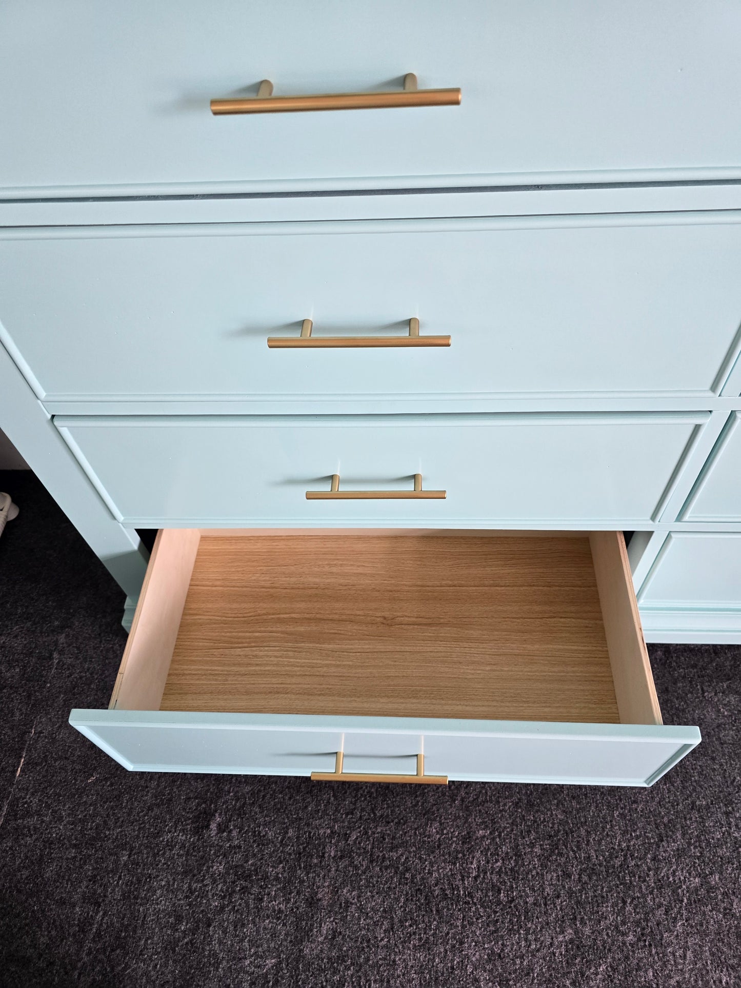 Blue Lacquered Liberty dresser