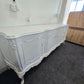 Antique white Distressed long buffet