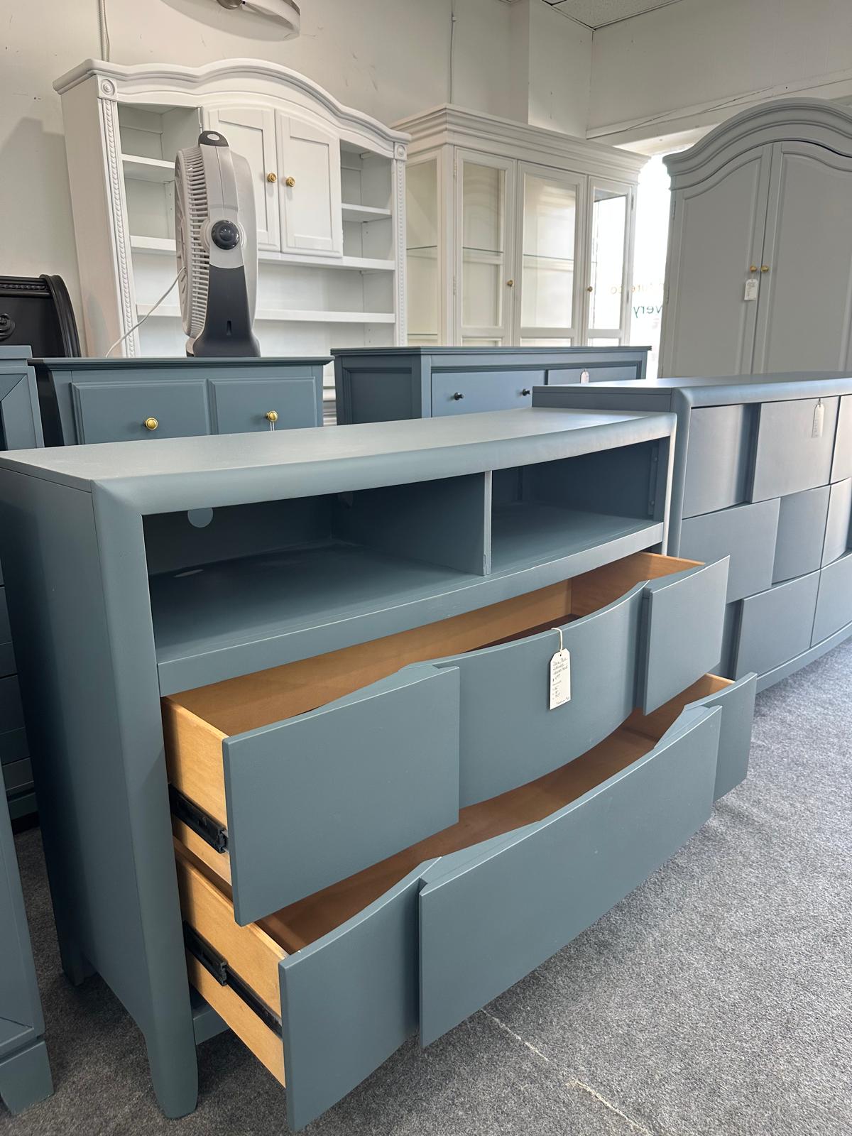 Dark blue layered dresser/stand